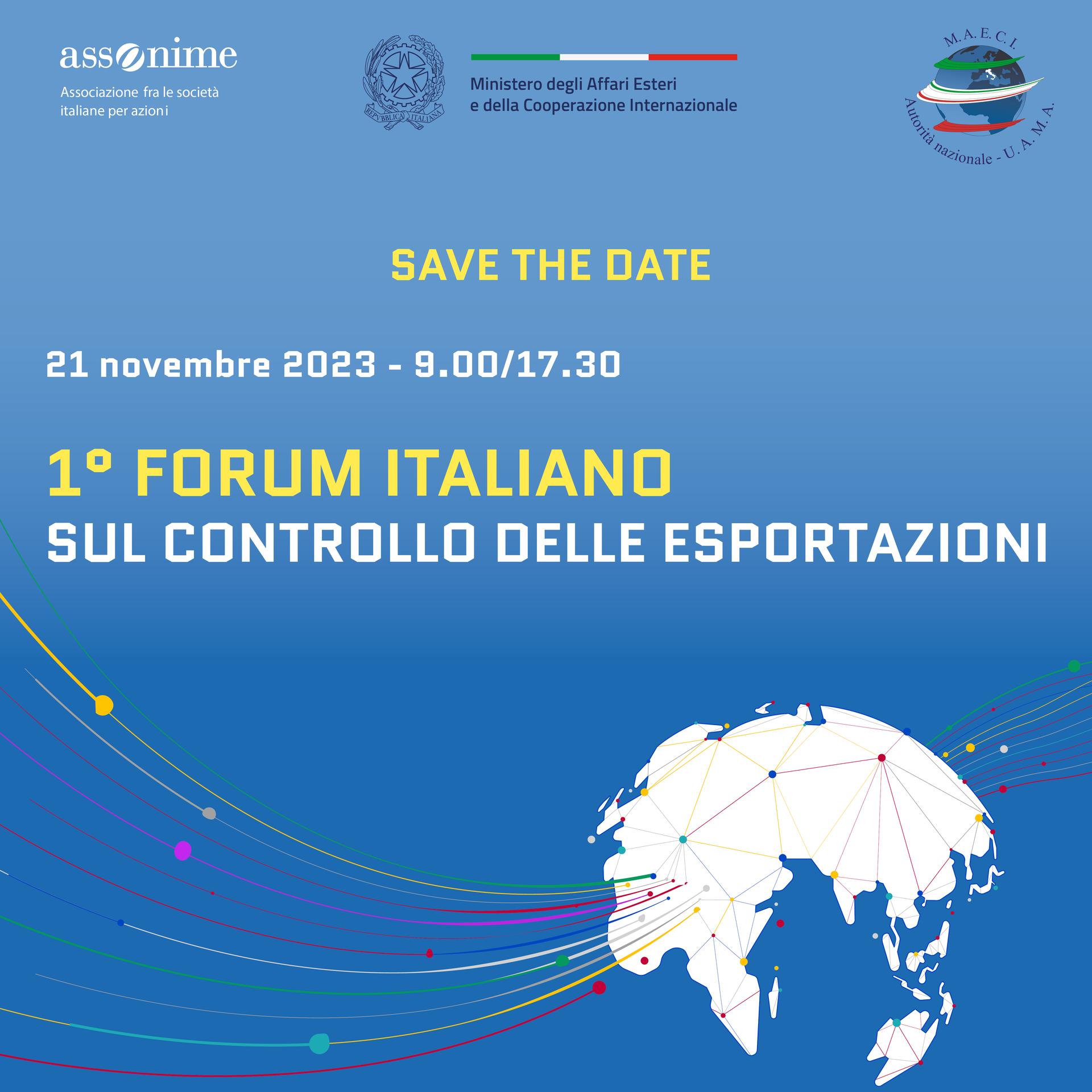 Forum italiano sul controllo delle esportazioni